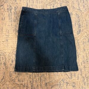 Boden Dark Blue Mini Skirt